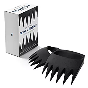 Meat Shredder Claws - Grilling Accessories for Air Fryer, Convection Oven & BBQ - Wolverine Multi-Purpose Tools Bear Paws - Shred Lift Pull Mix Grip & Serve Like a Pro - Wolf Grill Forks by Infraovens