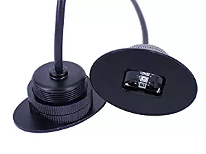 Brightest 2 Mile LED Boat Navigation Lights Pair. Flush Mount, USCG 112.5 Degree 2nm boating nav light for pontoon boat, yacht, kayak, air boats, marine. 1 Red Portside, 1 Green Starboard